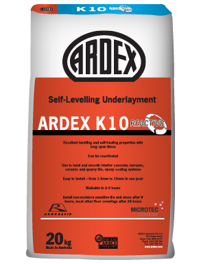 ARDEX K 10 Reactiv8 self-levelling and smoothing compound