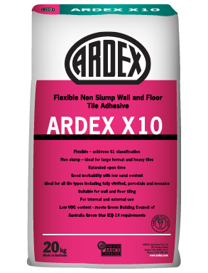 ARDEX X 10 Flexible Non-Slump Wall and Floor Tile Adhesive