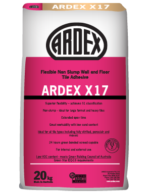 ARDEX X 17 Cement-based wall and floor tile adhesive